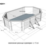 Бассейн Байкал 600 х 370 см