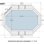 Бассейн Байкал 600 х 370 см