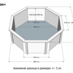 Бассейн Орон 370 х 370 см