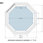 Бассейн Орон 370 х 370 см