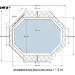 Бассейн Селенга 500 х 370 см